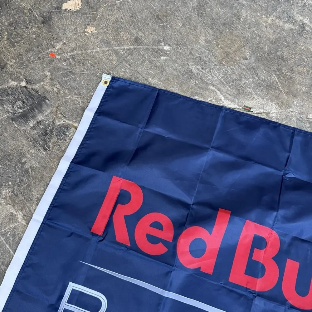 RED BULL RACING 3'X5' FLAG BANNER FORMULA 1 RACING MAN CAVE SHOP - Picture 2 of 5